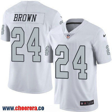Willie Brown Las Vegas Raiders white Color Rush jersey