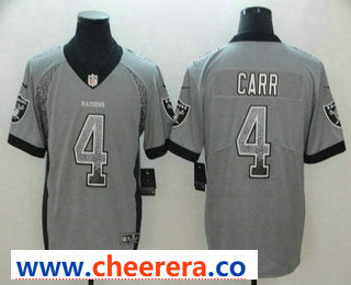 Derek Carr Las Vegas Raiders gray Color Rush jersey