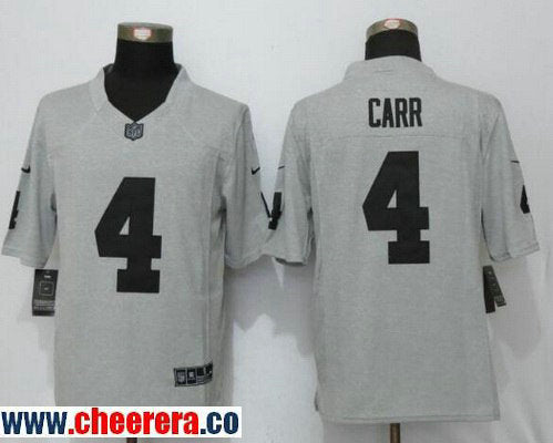 Derek Carr Las Vegas Raiders gray Limited jersey