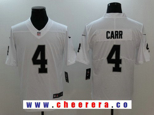Derek Carr Las Vegas Raiders white Vapor jersey