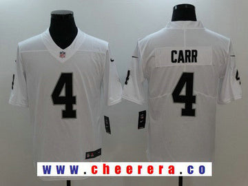 Derek Carr Las Vegas Raiders white Vapor jersey