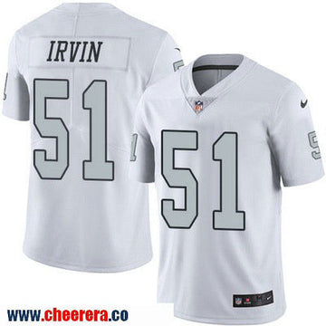 Bruce Irvin Las Vegas Raiders white Color Rush jersey