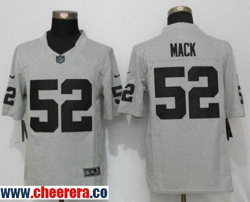 Khalil Mack Las Vegas Raiders gray Limited jersey