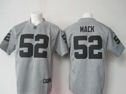 Khalil Mack Nike Las Vegas Raiders gray Limited jersey