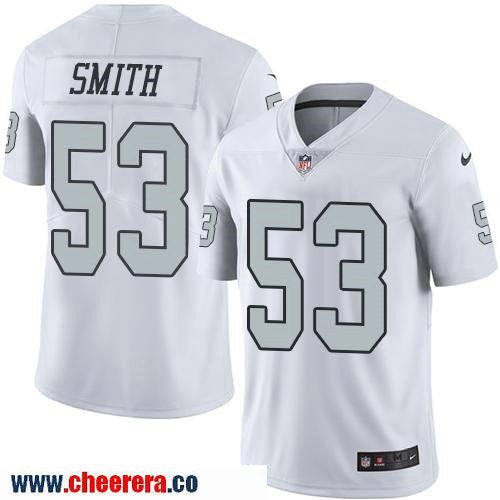 Malcolm Smith Las Vegas Raiders white Color Rush jersey
