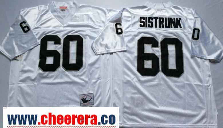 Otis Sistrunk Las Vegas Raiders white Throwback jersey
