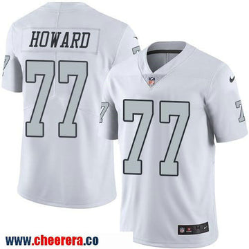Austin Howard Las Vegas Raiders white Color Rush jersey