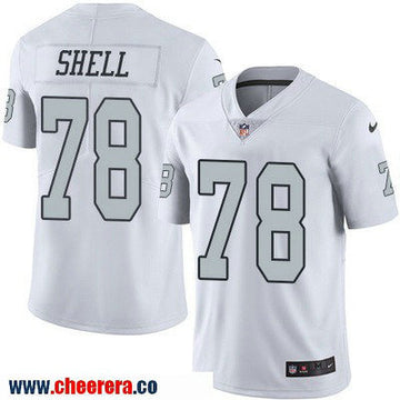 Art Shell Las Vegas Raiders white Color Rush jersey