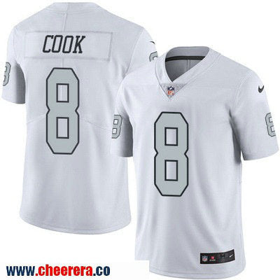 Connor Cook Las Vegas Raiders white Color Rush jersey