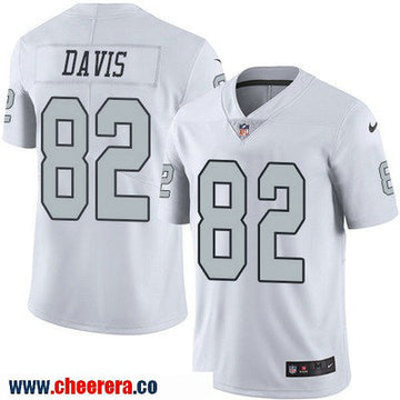 Al Davis Las Vegas Raiders white Color Rush jersey