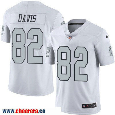 Al Davis Las Vegas Raiders white Color Rush jersey