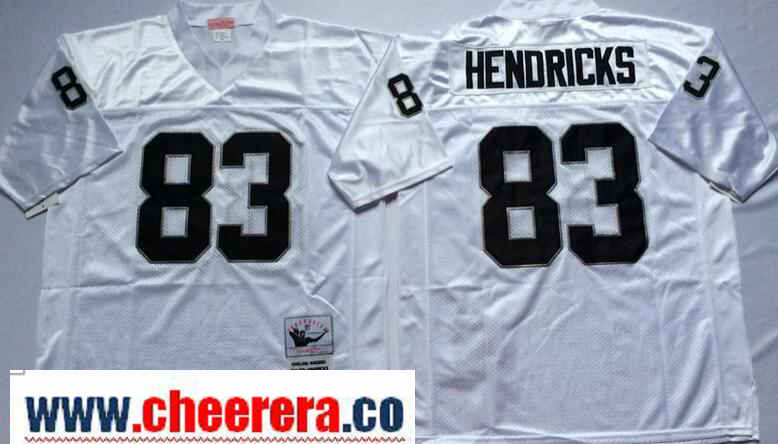 Ted Hendricks Las Vegas Raiders white Throwback jersey