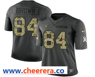 Antonio Brown Las Vegas Raiders black Salute To Service jersey