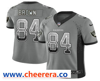 Antonio Brown Las Vegas Raiders gray Color Rush jersey