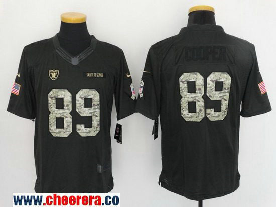 Amari Cooper Las Vegas Raiders black Salute To Service jersey