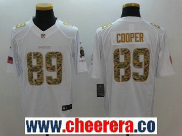 Amari Cooper Las Vegas Raiders white Salute To Service jersey