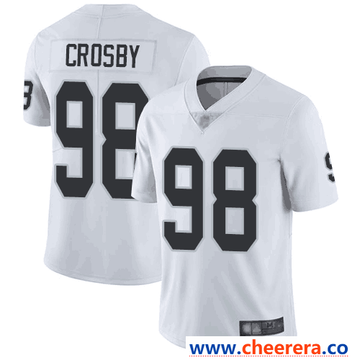 Maxx Crosby Las Vegas Raiders white Vapor jersey