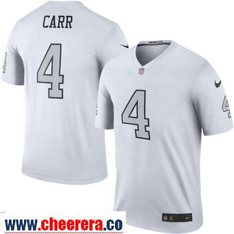 Derek Carr Nike Las Vegas Raiders white Color Rush jersey
