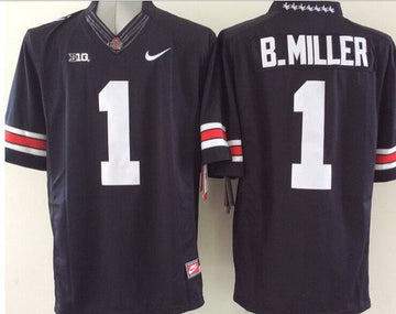 Baxton Miller Ohio State Buckeyes black jersey