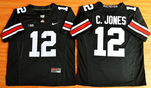 Cardale Jones Ohio State Buckeyes black Limited jersey