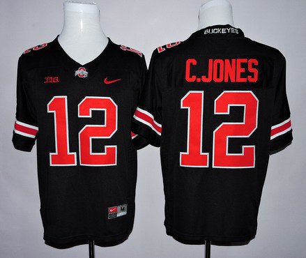 Cardale Jones Ohio State Buckeyes black Limited jersey