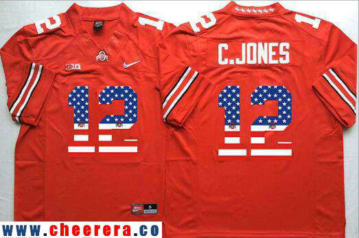 Cardale Jones Ohio State Buckeyes red Fashion jersey