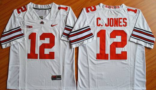 Cardale Jones Ohio State Buckeyes white Limited jersey