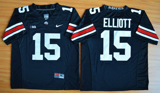 Ezekiel Elliott Ohio State Buckeyes black Limited jersey