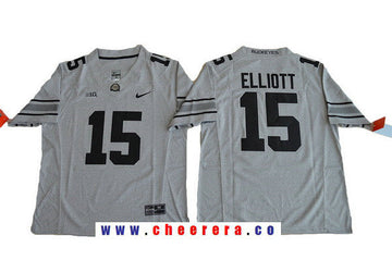 Ezekiel Elliott Gridiron Ohio State Buckeyes gray Limited jersey