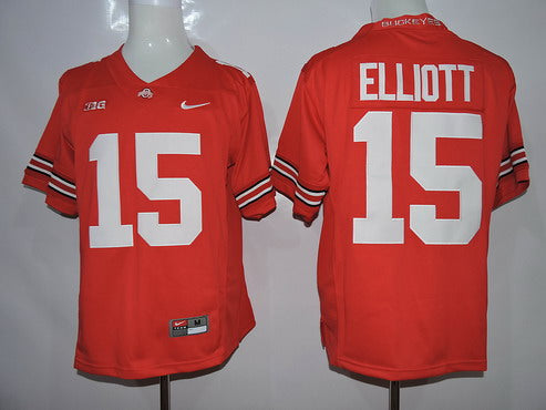 Ezekiel Elliott Ohio State Buckeyes red Limited jersey