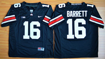 J.T. Barrett Ohio State Buckeyes black Limited jersey