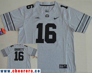 J.T. Barrett Gridiron Ohio State Buckeyes gray Limited jersey