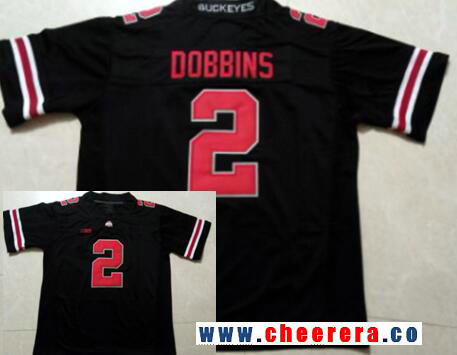J. K. Dobbins Ohio State Buckeyes black Limited jersey