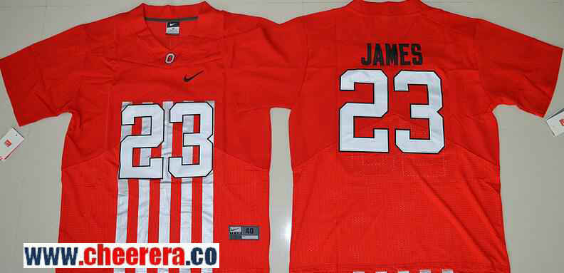 Lebron James Ohio State Buckeyes red Elite jersey