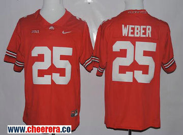 Mike Weber Ohio State Buckeyes red Limited jersey