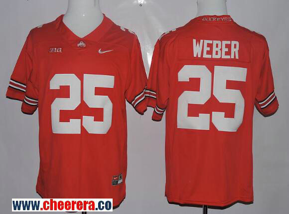 Mike Weber Ohio State Buckeyes red Limited jersey
