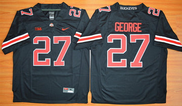 Eddie George Ohio State Buckeyes black Limited jersey