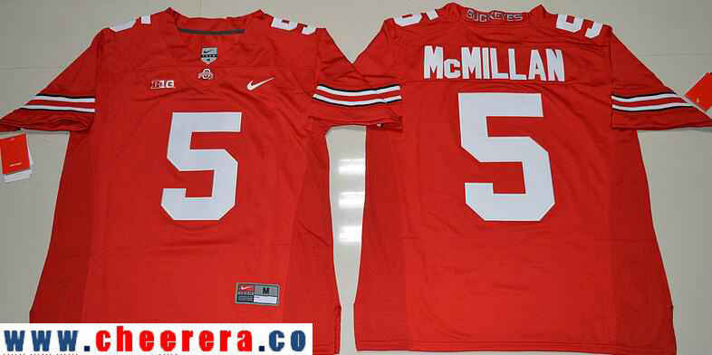 Raekwon McMillan Ohio State Buckeyes red jersey