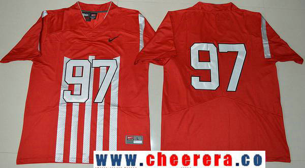 Nick Bosa Ohio State Buckeyes red Limited jersey