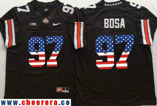 Joey Bosa Ohio State Buckeyes black Fashion jersey
