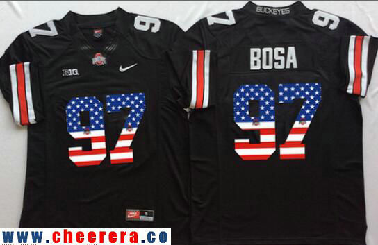 Joey Bosa Ohio State Buckeyes black Fashion jersey