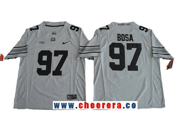 Joey Bosa Gridiron Ohio State Buckeyes gray Limited jersey