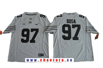 Joey Bosa Gridiron Ohio State Buckeyes gray Limited jersey
