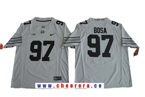 Joey Bosa Gridiron Ohio State Buckeyes gray Limited jersey