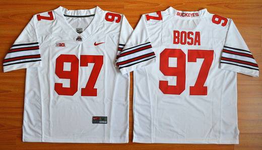 Joey Bosa Ohio State Buckeyes white Limited jersey