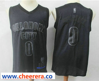 Russell Westbrook MVP Oklahoma City Thunder black jersey
