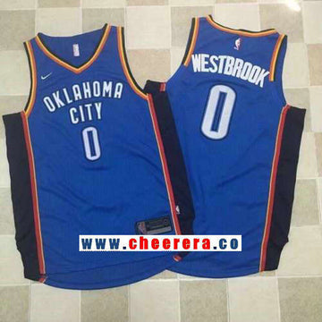 Russell Westbrook Oklahoma City Thunder royal jersey