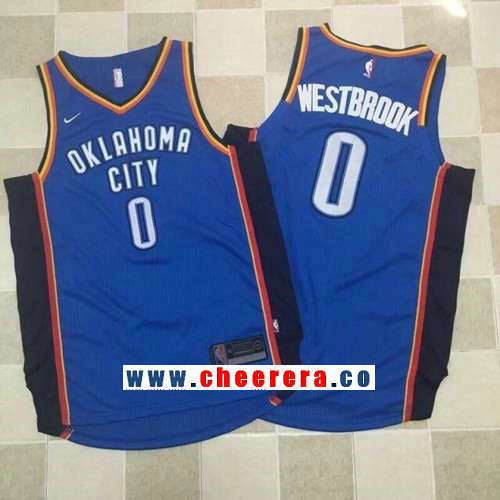 Russell Westbrook Oklahoma City Thunder royal jersey