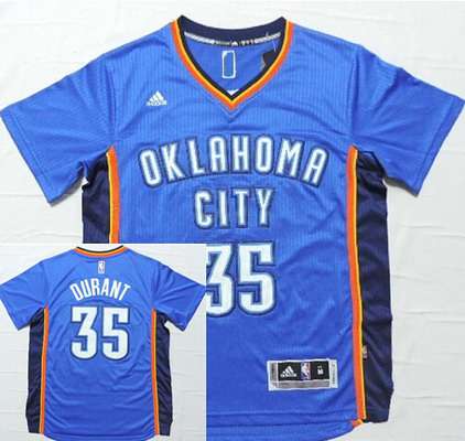 Kevin Durant Revolution Oklahoma City Thunder blue jersey