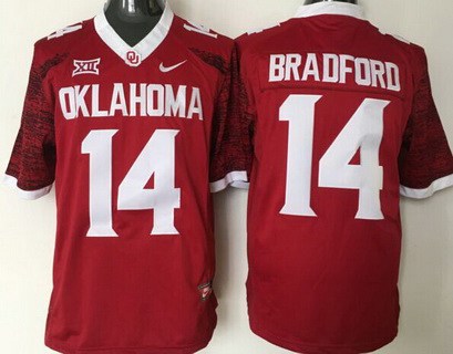 Sam Bradford Oklahoma Sooners red Limited jersey